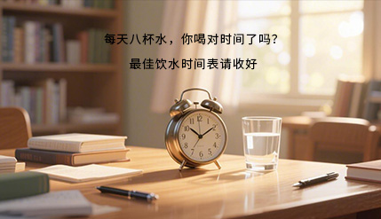 每天八杯水，你喝对时间了吗？最佳饮水时间表请收好