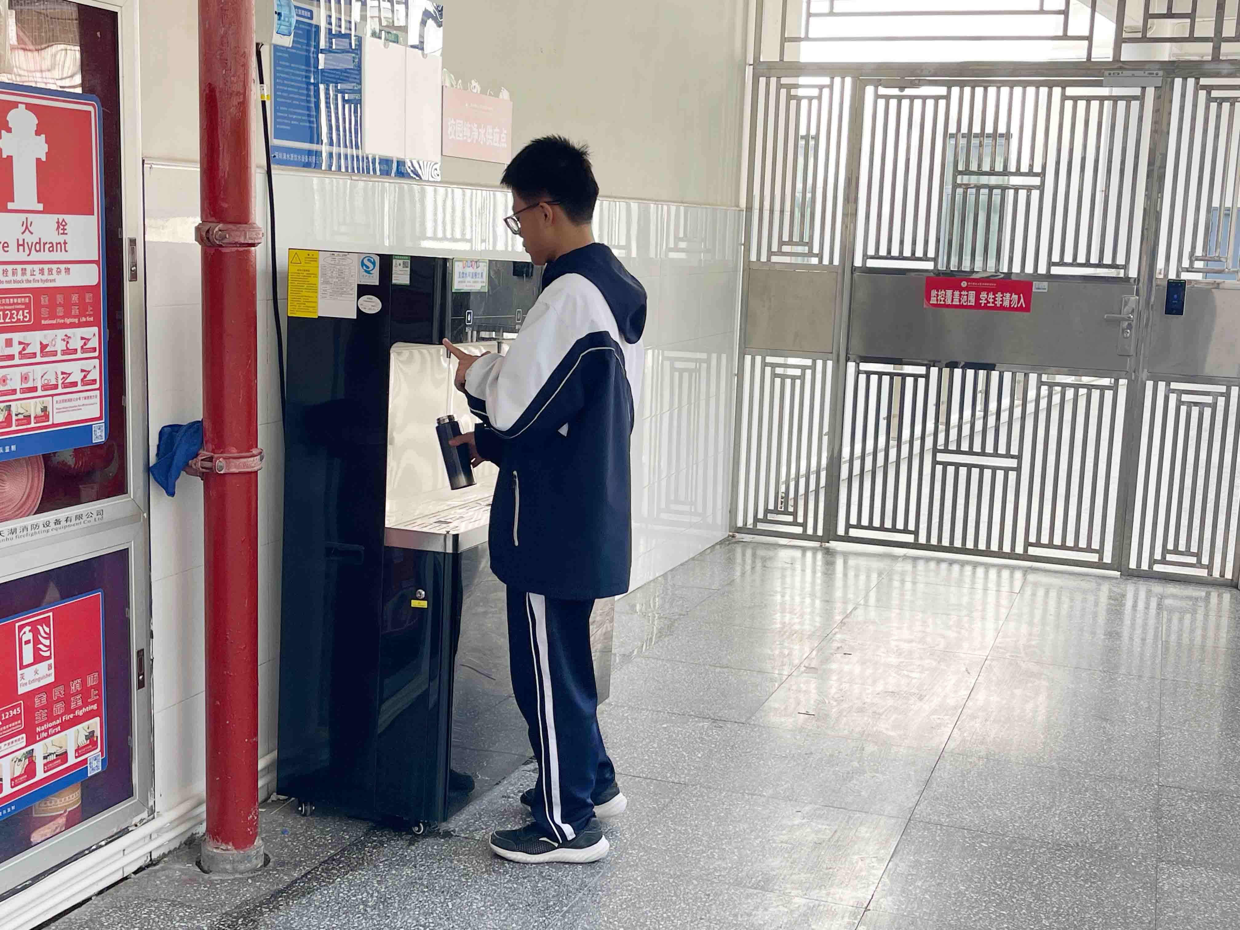 清水源学校开水机